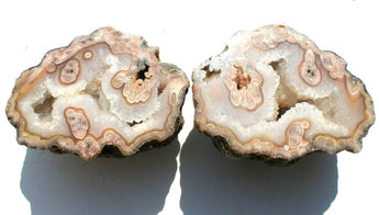 Vtg Set Cut & Polished Agate Mexico Nodule 2.23 lbs 35.6 oz