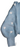 New Women's Blue W/ White Hearts Love Long Sleeve Casual Pullover Sweater