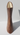 Vintage Brown Art Deco Mid Century Modern Boomerang Flower Vase