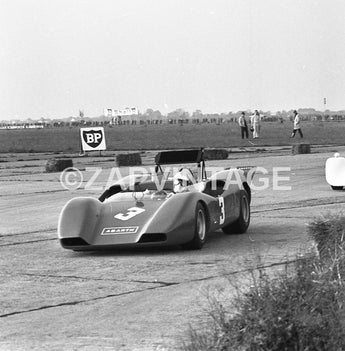 Vtg 1968 Carlo Abarth Fiat Racing #3 (Alfa Rameo) Car Vienna Photo #1541
