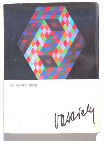 VINTAGE 1979 Vasarely Gaston Diehl BOOK Crown Publishers 95 PAGES
