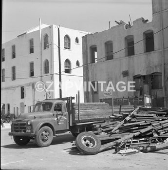 Vtg 1964 Hotel Getting Knocked Down (Windward Ave & Main St) Venice Photo #2119