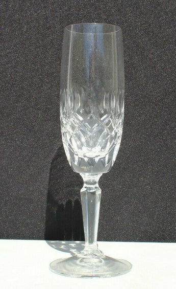 Vintage Waterford Crystal Bubbly Champagne Glass 7 1/2" Tall X 1 3/4"