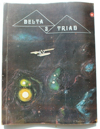 Vintage August 1976 Delta Triad No. 3 Star Trek Fan Fanzine Book Booklet