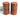 Vintage Brown Ceramic Tiki Ethnic Aztec Tribal Salt and Pepper Shakers Set