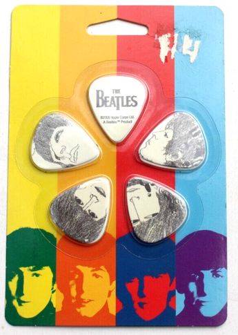 SEALED 10 Pkg The Beatles Revolver Classic Rock Band Guitar Picks Pick