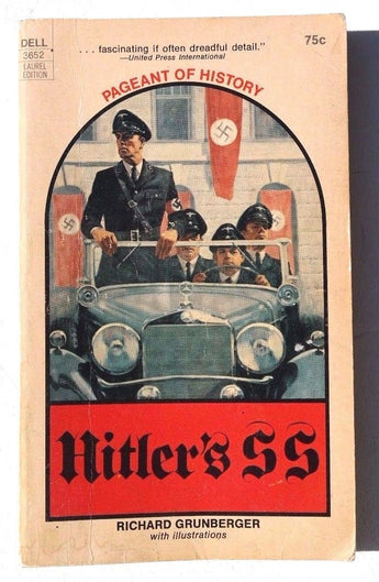 Vintage 1972 Richard Grunberger HITLER'S SS Pageant Of History BOOK Dell 3652