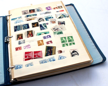 VTG 1960s Huge Lot Of United Stated Of America Stamps (Davy Crockett, Youth)