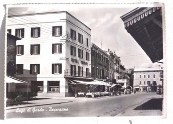 Vintage 1950's Black & White Lago Di Garda DESENRANO ITALY Travel Postcard