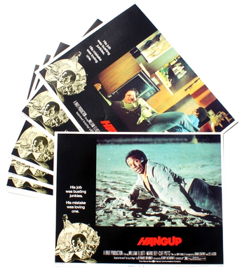 8 Vtg Hang Up William Elliott Movie Promo Film Press Kit Lobby Card Style B