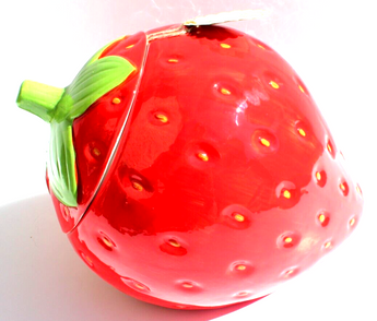 New JUMBO Red Kitchen STRAWBERRY Canister Cookie Jar 3.6L (121.8 FL)