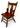 Vintage Rustic Wood VICTORIAN Country Shabby Chic Wood Doll Dinning Chair