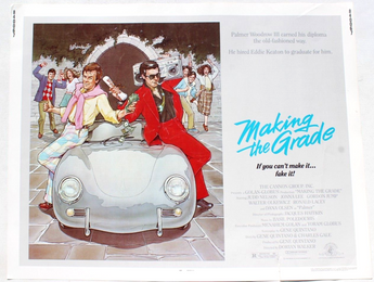 Vintage Making The Grade 1984 OS Movie Poster Lithograph Judd Nelson Jonna Lee