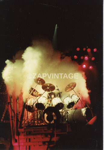 Vtg 1970s Drummer Eric Car Concert Tour Preforming Kiss Band Music Photo #2875