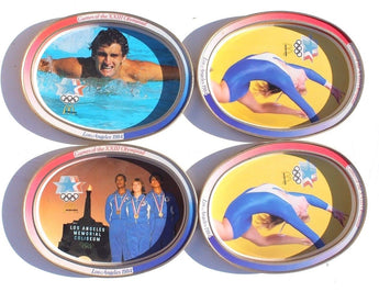 McDonalds Tray 1984 Summer Olympics Los Angeles Set of 4 Serving Trays Collector