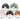 5pc Tree Of Life Chips Pendant Set Qtz Aventurine Quartzite Rose Qtz Tiger Eye