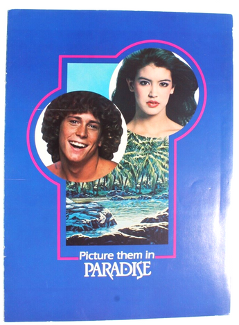 Vtg 1981 Paradise Willie Aames Promo Movie Press Kit Brochure Program
