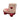 New Ceramic Pink / Red Valentines Day Heart Love Groovy Roller Skate Candle