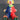 Vintage 1980's Paper Mache (Funny) Roller Skating Clown Table Top Statue Art