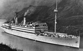 Vtg B&W WWII World War Two Military USS Navy Boat Ship Phoenix Photo #799