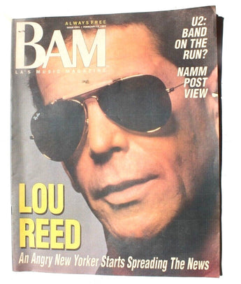 Vtg BAM LA's Music Magazine - February 10, 1989 Issue #301 Lou Reed
