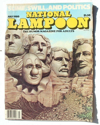 Vtg July 1980 National Lampoon Magazine Vol. 2 No. 24 (Slime Swill & Politics)