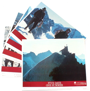 8 Vtg 1977 Five Days One Summer Movie Promo Film Press Kit Lobby Card 11X14