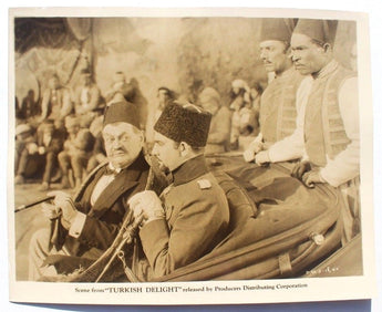 Vtg 1927 Rudolph Schildkraut Louis Natheaux Turkish Delight Silent Movie Photo
