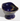 Vintage 1920s HH&G Ltd England Hand Painted Blue GOLDEN MOON Sugar Bowl