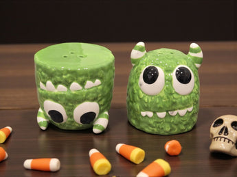 New Monster Halloween Salt & Pepper Shakers Salt N Pepper Dinning Decor Set