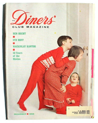 Vintage Vol. 10 Issue 10E December 1962 Diners Club Magazine (Christmas Ed.)