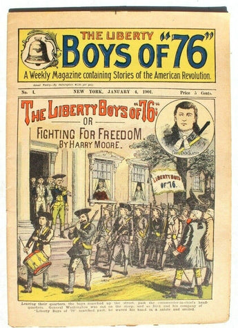 Vtg Boys Of 76 Paper Magazine January 4, 1901 (Fighting For Freedom)