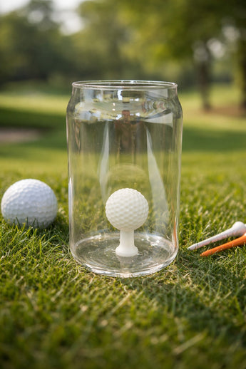 New Plastic 3D White Golf Ball Tumbler Party Event Beverage Glass Cup