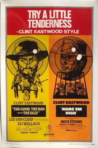Clint Eastwood HANG' EM HIGH THE GOOD TEH BAD LOBBY CARD MOVIE POSTER 10X15