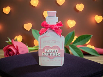 New Wood Pink Love Potion Bottle Valentine Heart Sign Room Holiday Decor