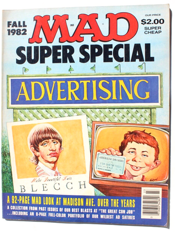 Vintage Fall 1982 MAD Magazine Comic Humor Super Special