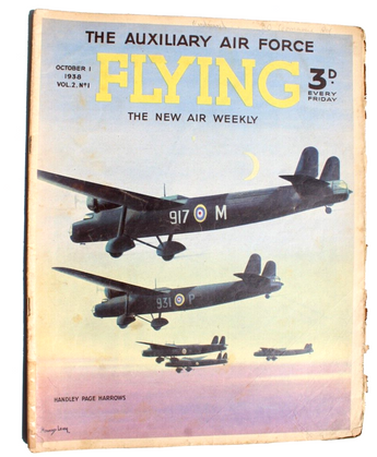 Vtg Oct 1, 1938 Flying Aviation Magazine Vol. 2 No. 1 Air Weekly