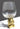 New Gold Metal Troll W/ Sunflower Gnome Wine Beverage Glass Cup