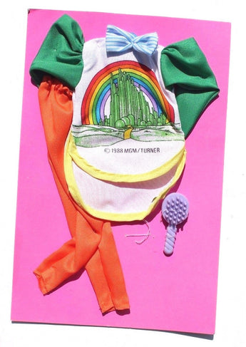 Vtg RARE 1988 Barbie MGM / TURNER Wizard Of Oz Doll Play Clothes / Clothing NOS