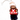Vtg PLASTIC & FELT Christmas Tree Ornament BAND LEADER Solider Playing Symbols