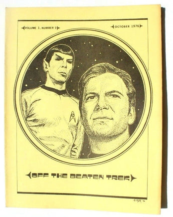 Vtg October 1976 Off The Beaten Trek Vol. 1 & 2 Star Trek Fan Fanzine Booklet