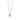 New Woman 18K Gold Plated Stainless Steel Black Cubic Zirconia Chain Necklace