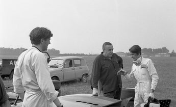Rare Vtg 1960s Carlo Abarth Fiat Racing Ferrari Cars Italy Photo #1511