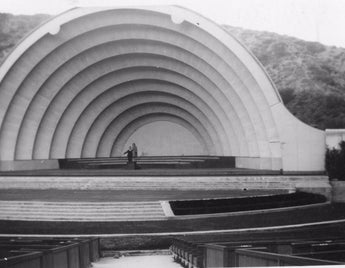 Vtg January 1940 Black & White Hollywood Bowl Orchestra Concert Hall Photo #804