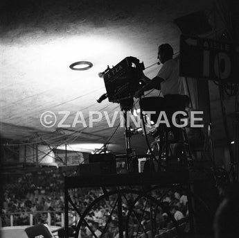 Vtg 1964 Girls Roller Derby Game Los Angeles CA KTLA Camera Man Photo #1962