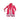 Womens Long Sleeve Knitted Pink White Sweater Jacket Casual Top W/ Hoodie Small