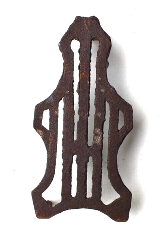 Vintage Cast Iron Trivet / Stand Coal Iron Bottom KITCHEN