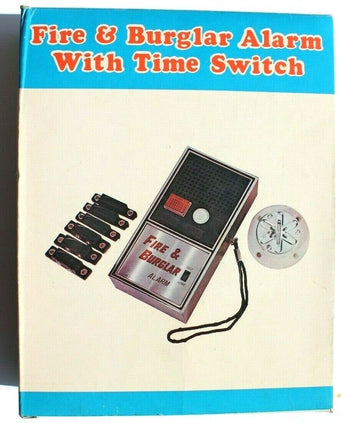Vintage 1970s - 1980s Fire & Burglar Alarm With Time Switch NOS