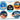 5 Vintage Space Shuttle Decal Sheet No. 4. Flights 51-D through 51-I Stickers