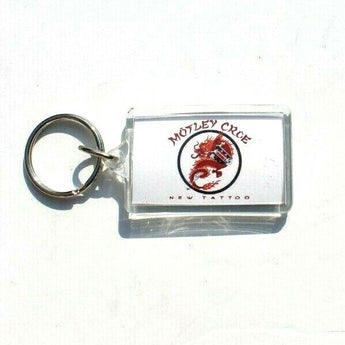 New 2002 Motley Crue New Tattoo Swag Promo Key Chain W/ Dragon